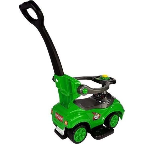 Odrážedlo s posunovačem 3V1 zelené