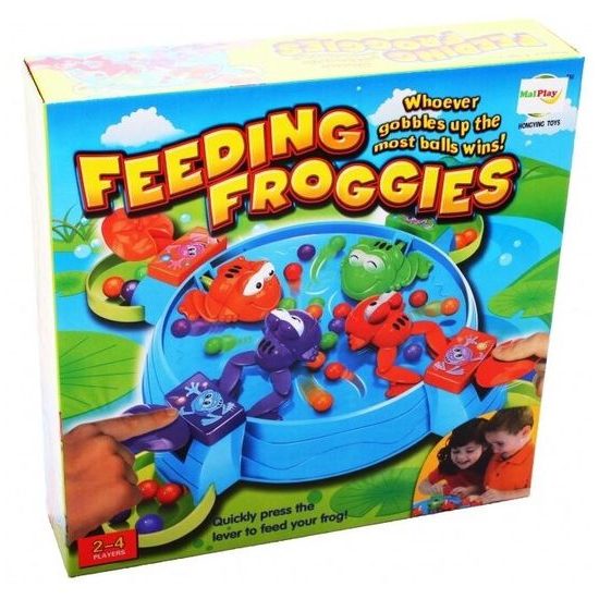 Dětská dovednostní hra Krmení žabiček