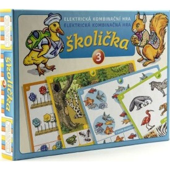 Školička 3 - společenská hra na baterie