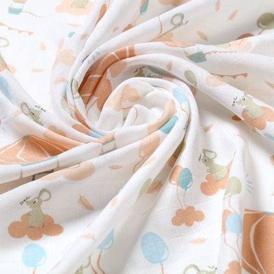 Bambusové plenky 3ks šedá