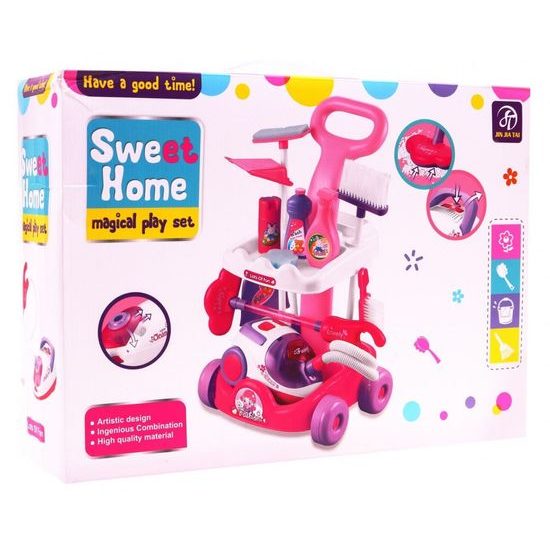 Dětský úklidový vozík s vysavačem Sweet Home