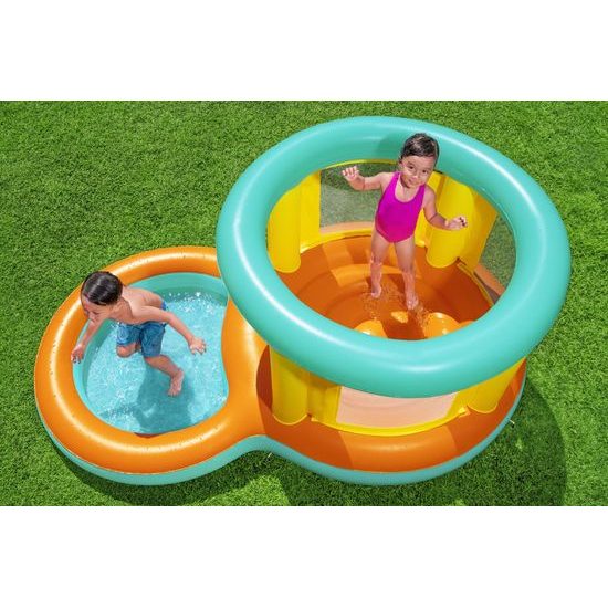 Nafukovací trampolína s malým bazénem 239 x 149 x 102 cm Bestway