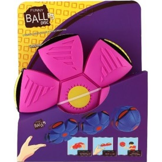 Flat Ball - Hoď disk, chyť míč! - mix 4 barvy