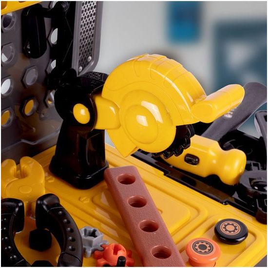 Dětská pracovní dílna 3v1 s vozíčkem