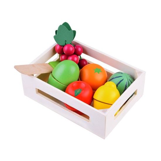 Majlo Toys dřevěné ovoce v bedýnce Fruit Box