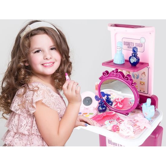 Dětský salón krásy v kufříčku Beauty Shop