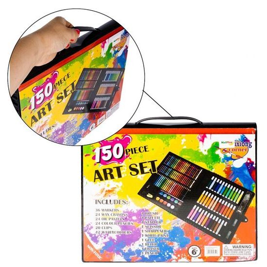 Sada na kreslení a malování Art Set 150 součástí