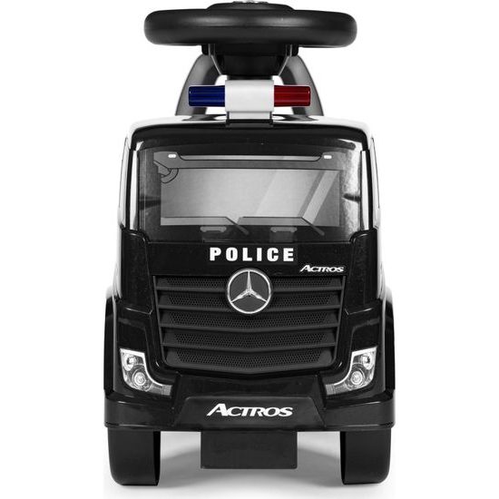 Dětské mini odrážedlo se zvuky Mercedes Actros - černé