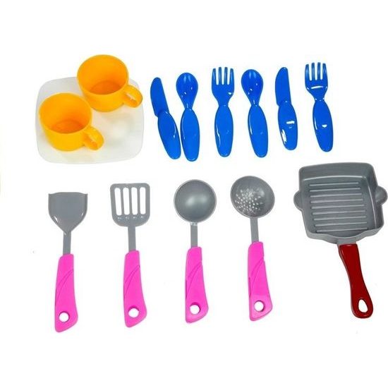 Dětský dřez se sporákem a doplňky