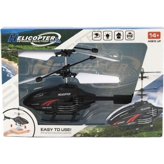 Vrtulník - reagující na pohyb ruky s USB nabíjecím kabelem