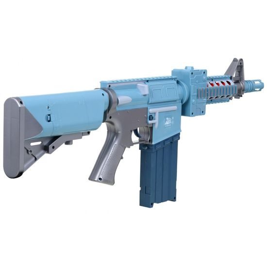 ROZBALENO Blaze Storm dětský poloautomatický samopal se 20 náboji SILVER