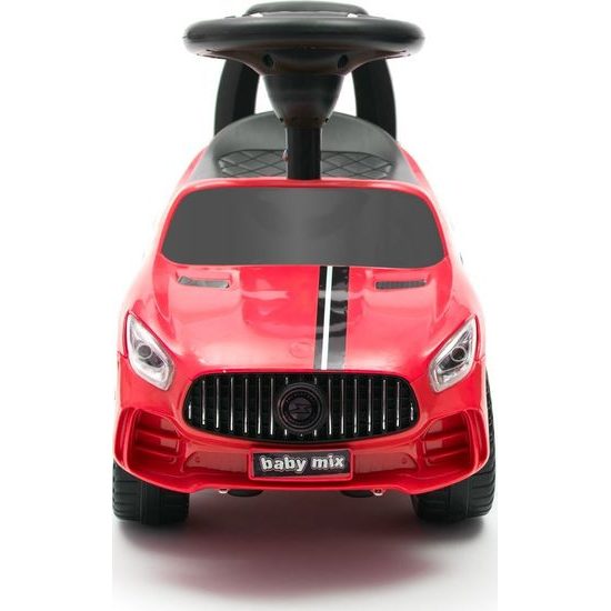 Dětské odrážedlo se zvukem Baby Mix RACER červené