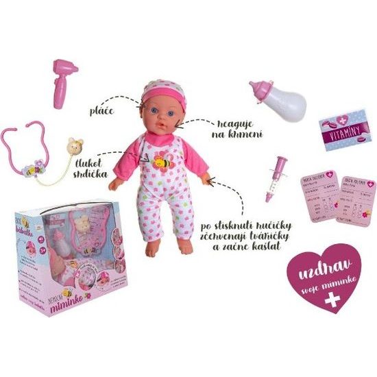 Miminko nemocné - s doplňky na baterie