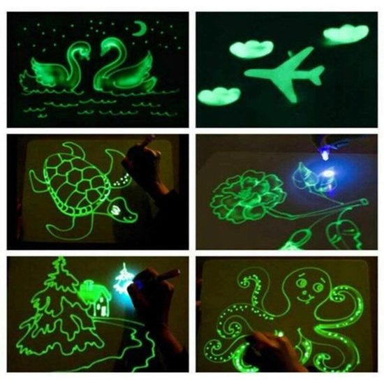 Doris kreslící LED tabulka 2v1 Glowing Painting