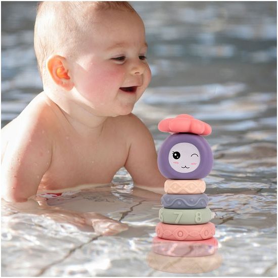 Senzorické kostky pro nejmenší Soft Jenga