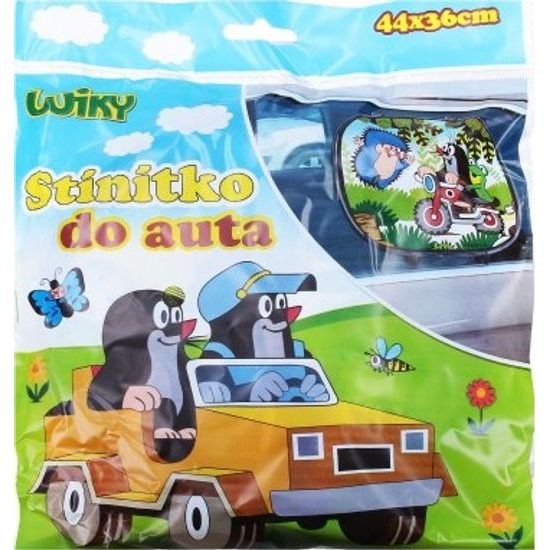 Sluneční clona do auta Krtek 2ks