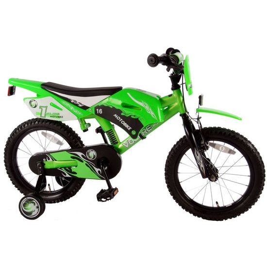 Dětské kolo Volare Motobike Green 16"