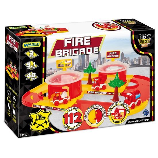 Wader Kid Cars 3D Policie s dráhou 3,8 m