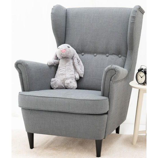 Plyšový králík Figo 50 cm šedý