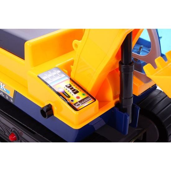 Dětské odrážedlo pásový bagr King Kong s helmou