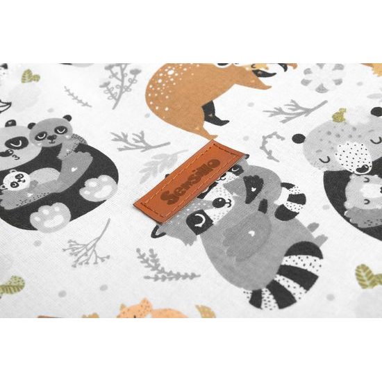 Bavlněný koš na hračky medium mývali