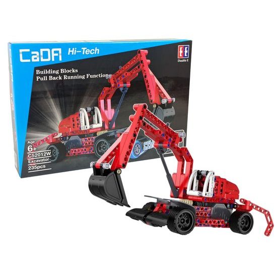 CaDA dětská stavebnice Bagr 235 dílků