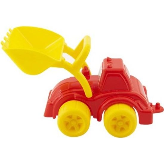Stavební stroj - bagr/nakladač - mix 3 barvy