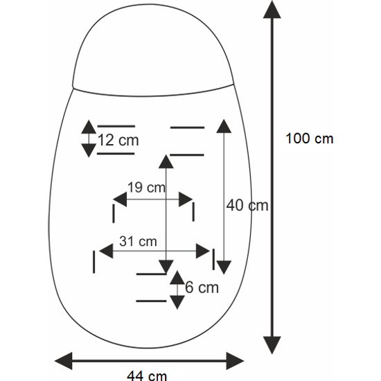 EEVI Fusak EEVI světle šedá 6-36 MCY