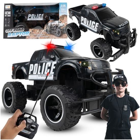 Terénní policejní auto na dálkové ovládání Police Interceptor 1:14