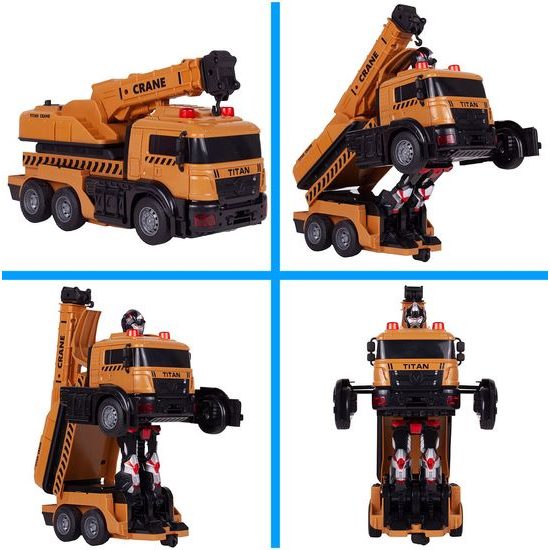 Robot transformer - jeřáb 2v1 Titan na dálkové ovládání