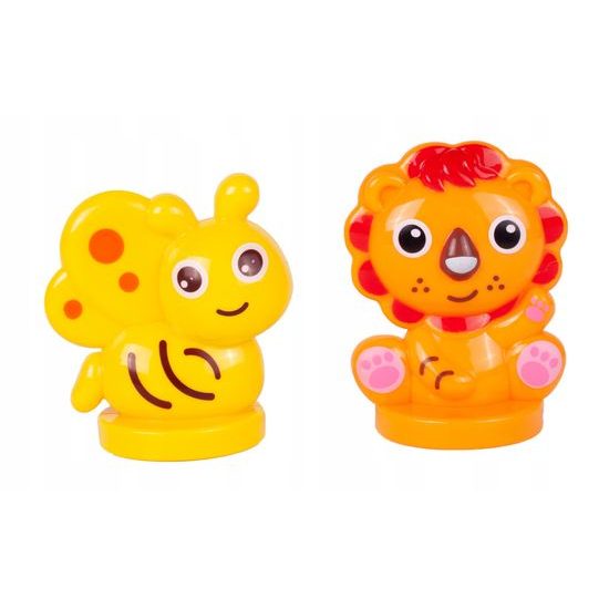 Veselá lokomotiva pro nejmenší s ozubenými kolečky Animal Train