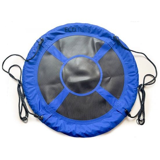 Ecotoys dětská houpačka Čapí hnízdo modrá