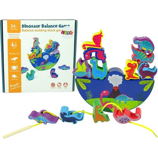 Dřevěná hra Dinosaur Balance