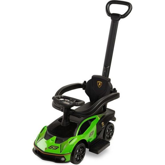 Odrážedlo s vodící tyčí Lamborghini Essenza green