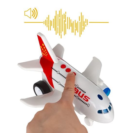 Interaktivní letadlo se světly a zvuky Airbus 1:200