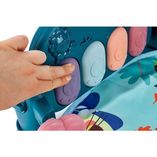 Hrací deka s piankem Tygřík - modrá