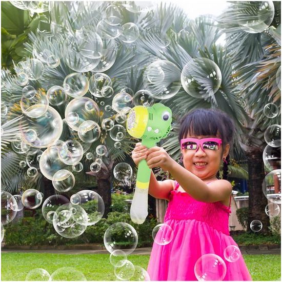 Dětský bublifuk na baterie Crocodille Bubble