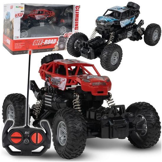 Autíčko na dálkové ovládání Monster Car červené 1:20