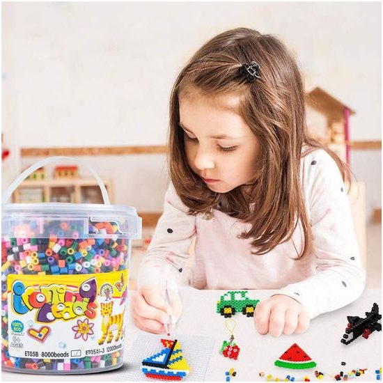 Náhradné korálky na žehlenie Iron Beads 8000 kusov priemer 0,5 cm