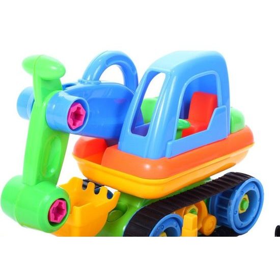 Šroubovací bagr s vrtačkou a příslušenstvím 30 součástí