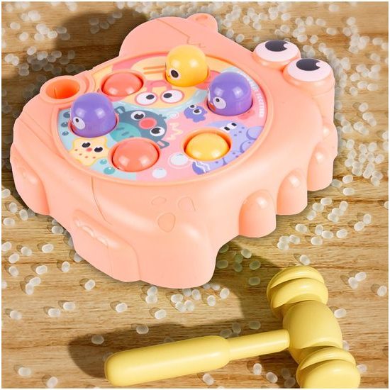 Zatloukání míčků pro nejmenší Funny Hole - růžová