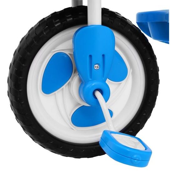 Dětská tříkolka s vodící tyčí Slon modrý