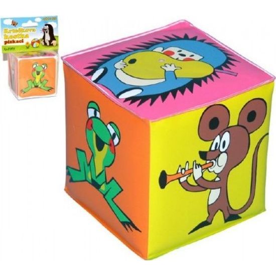 Pískací kostka - Krtek