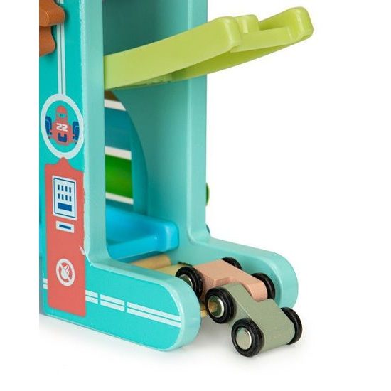 Ecotoys dětské cimbálky se skluzavkou a 6 autíčky