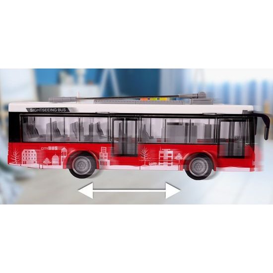 Dětský autobus se světlem a zvuky City Bus 1:16