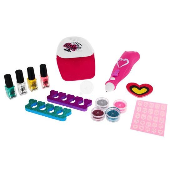 Dětské nehtové studio na baterie Nail Art