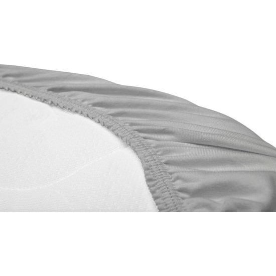 Bambusové prostěradlo do kočárku 35x75cm, šedé