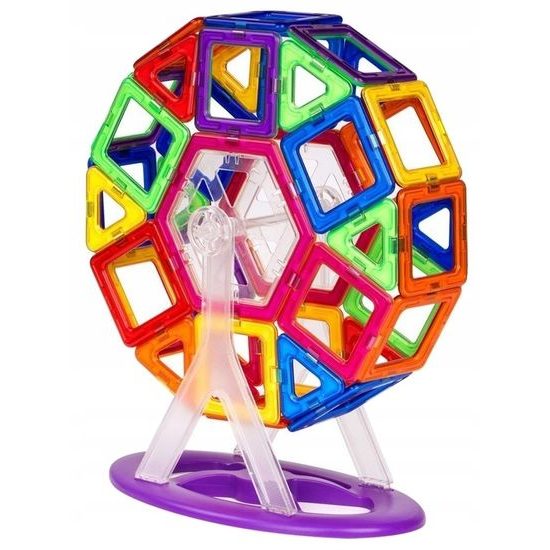 Doris magnetická stavebnice XXL v kufříku Magical Magnet 72 dílů