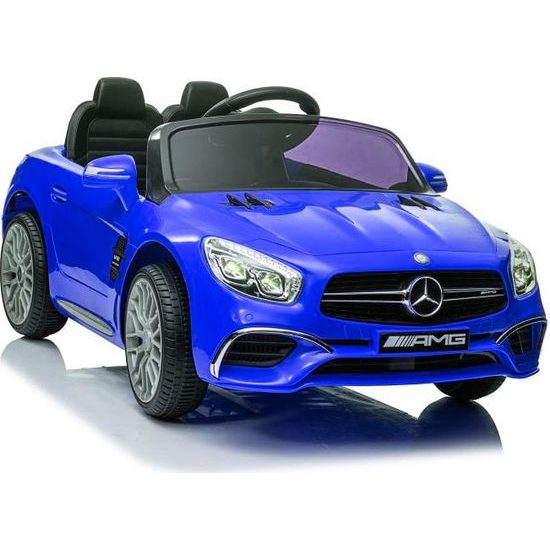 Elektrické auto Mercedes SL65 S modré lakované LCD