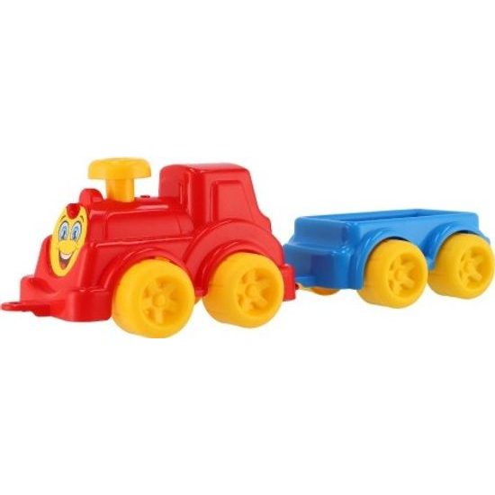 Lokomotiva s vagonem